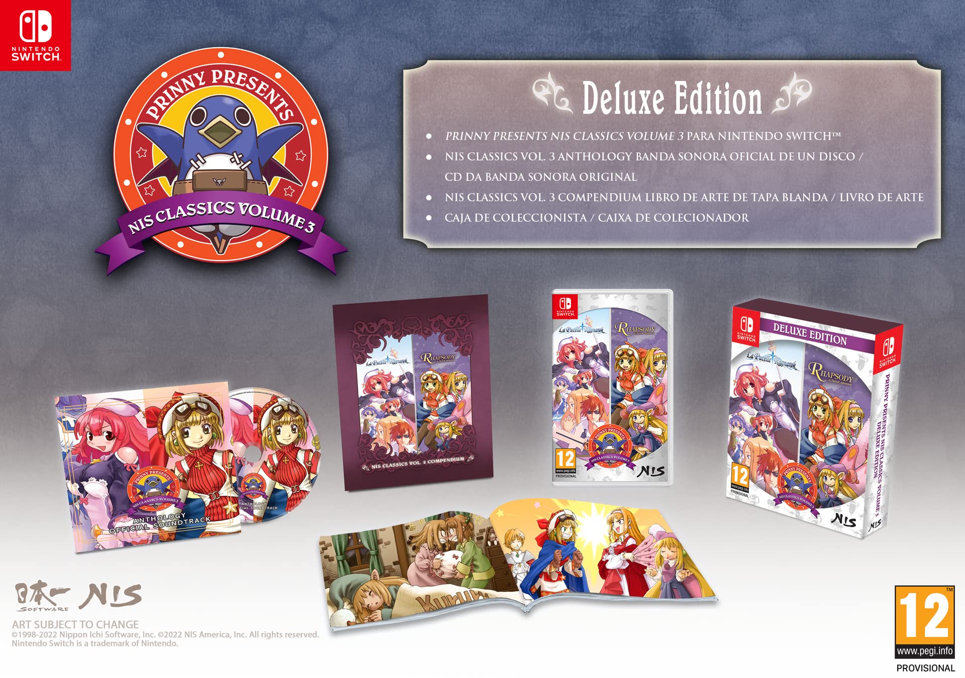Prinny présente le volume 3 des classiques NIS Prinny présente le volume 3 des classiques NIS